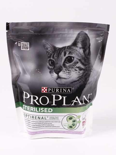 Purina Pro Plan (Пурина Про План) Sterilised Optirenal Сухой корм для кастрированных котов и стерилизованных кошек с индейкой 400 г