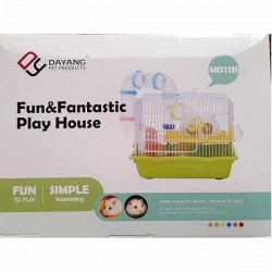 Dayang Fun and fantastic play house Домик с туннелями бежевое дно 32*23*28 см