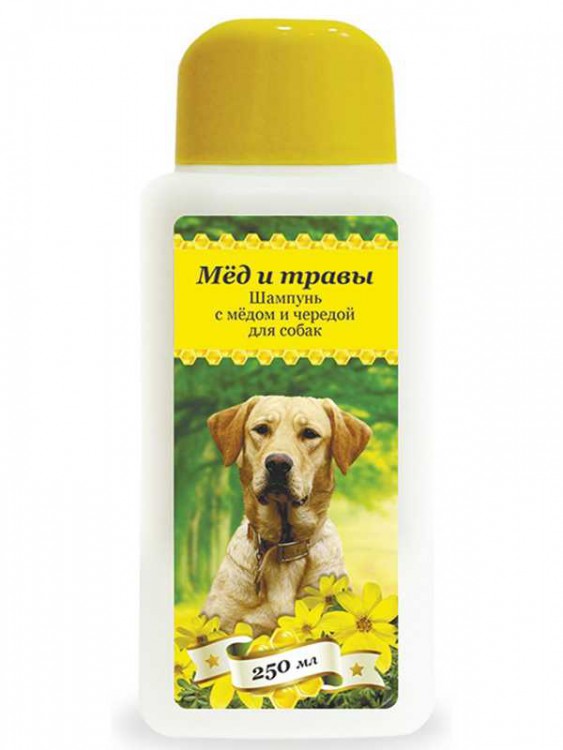 Пчелодар - Шампунь для собак с Медом и Чередой