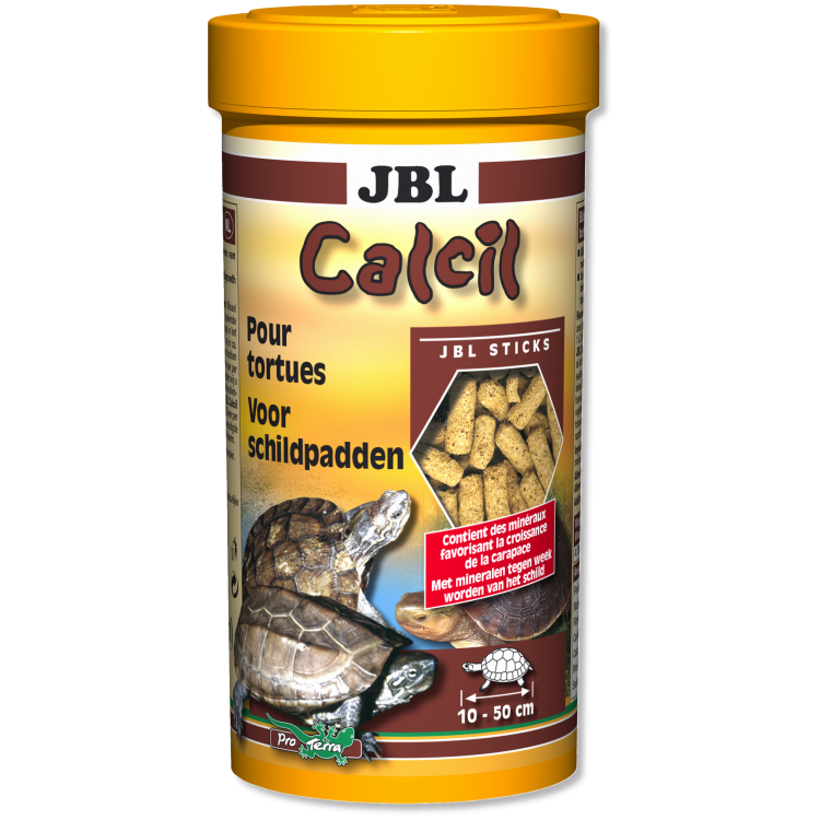 JBL Calcil Корм для водных и болотных черепах палочки 100 г 250 мл