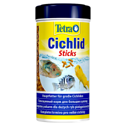 Tetra (Тетра) Cichlid Sticks Корм для цихлид и больших аквариумных рыбок (палочки) 75 г 250 мл