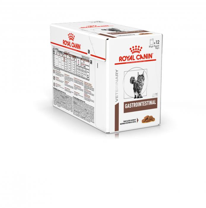 Royal Canin (Роял Канин) GastroIntestinal  - Диетический корм для кошек при Проблемах ЖКТ, Пищеварения (Пауч) 85 гр