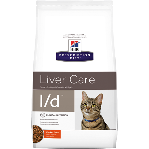 Hills (Хиллс) Prescription Diet l/d Feline - Корм для кошек при заболеваниях Печени с Курицей 1,5 кг