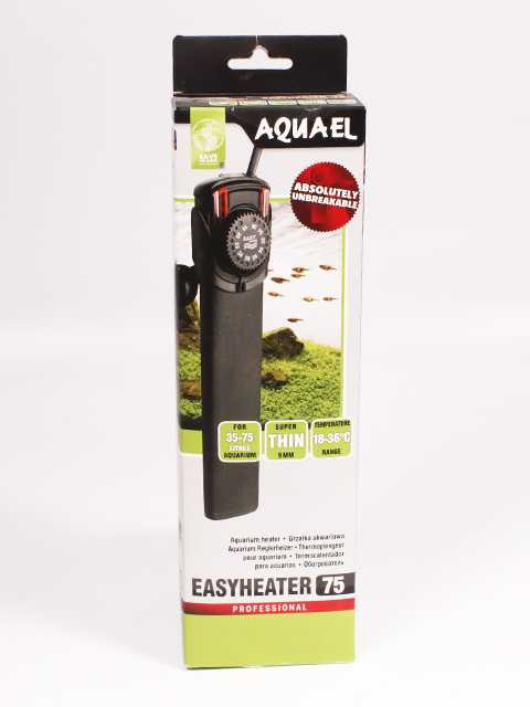 AquaEl (АкваЭль) Easyheater 75 - Обогреватель пластиковый, небьющийся с терморегулятором 20 см (EH - 75W)