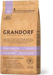 GRANDORF (грандорф) - Корм для собак малых пород, индейка с бурым рисом, 3 кг