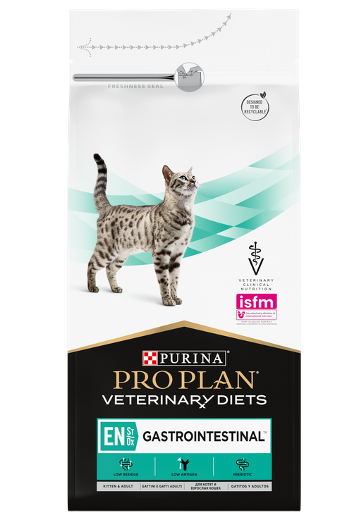 Purina Pro Plan (Пурина Про План) VD EN Сухой лечебный корм для кошек при болезнях ЖКТ 1,5 кг