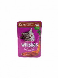 Whiskas (Вискас) - Желе с Говядиной, Печенью и Овощами