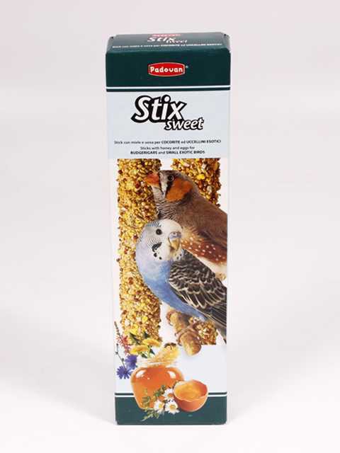 Padovan (Падован) Stix sweet - Лакомства для Волнистых попугаев Медовые палочки с Яйцом