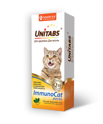 Unitabs (Юнитабс) ImmunoCat Паста для кошек для иммунитета 120 мл