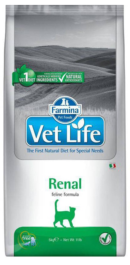 Farmina Vet Life (Фармина Вет Лайф) Renal Сухой лечебный корм для кошек с почечной недостаточностью 2 кг