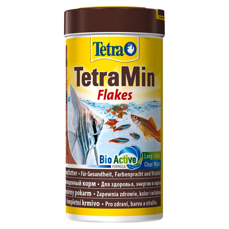 TetraTetraMin Flakes Корм для всех видов декоративных рыб (хлопья) 52 г 250 мл