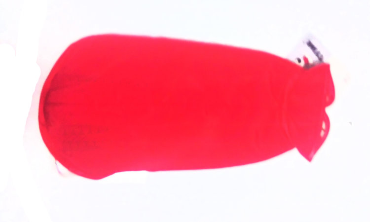 Тузик - Попона для собак теплая №1 (30 см) Красная