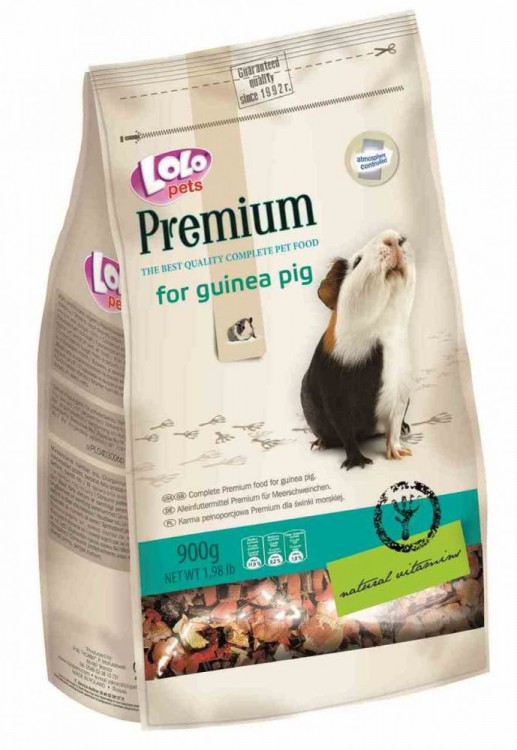 LoLo Pets Premium Guinea Pig - Премиум корм для морских свинок, 900 гр.