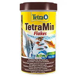 Tetra TetraMin Flakes Корм для всех видов декоративных рыб (хлопья) 100 г 500 мл
