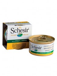 Schesir (Шезир) Pollo surimi - Корм для кошек с Куриным филе и Сурими (Упаковка 14 шт)